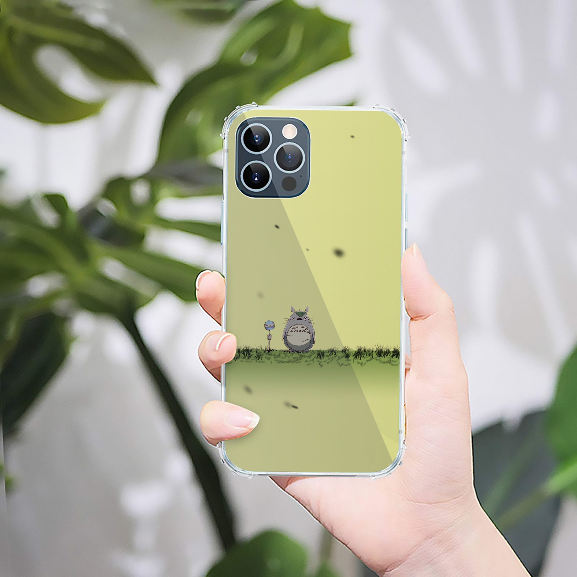 （画像用） となりのトトロ 草壁メイ 草壁サツキ My Neighbor Totoro Satsuki Kusakabe Mei Kusakabe 【iPhone 12シリーズ対応】透明スマホケース（クリアソフトケース）